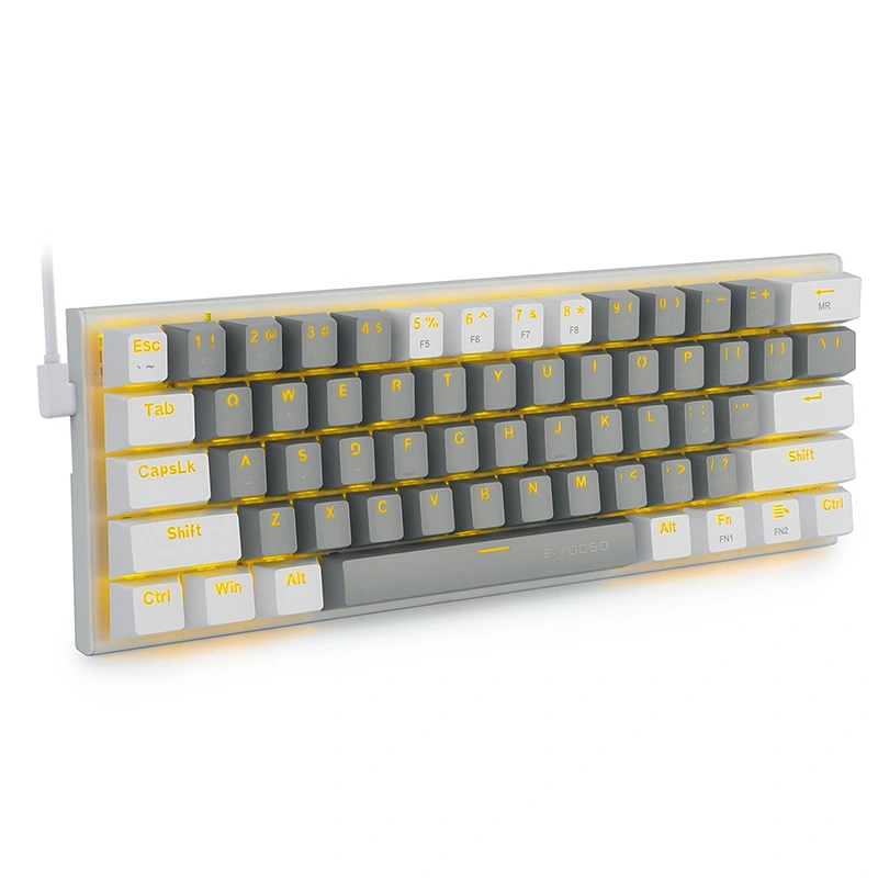 61 Key 60% Wired LED Mechanical Gaming Keyboard