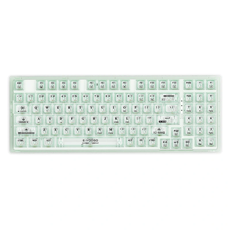 94 Keys Mechanical Gaming Keyboard Wired