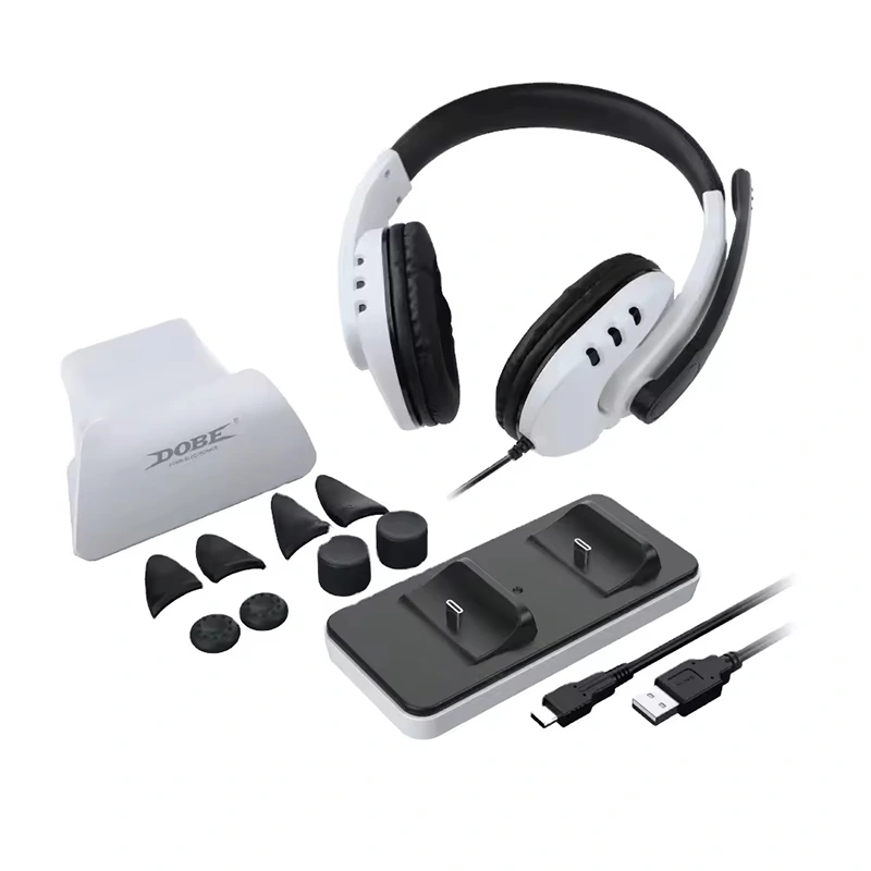 Game Controller 12 in 1 Set Seat Charger Wired Headphones