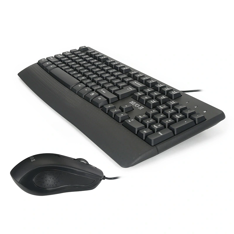 Low-Profile Switch Wired Gaming Keyboard with Arm Rest